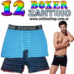 Pack de 12 Boxer Zantino Hombres Algodón