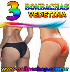 Pack de 3 Bombachas Vedetina Talle Universal Lenceria Femenina