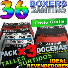 Pack de 36 Boxer Zantino Hombres