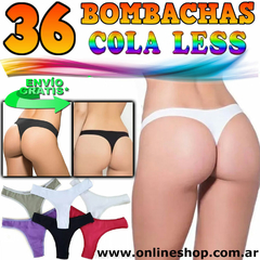 Pack de 36 Bombachas Cola less Oferta x 3 Docenas
