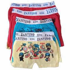Pack de 12 Boxer Zantino para Niños
