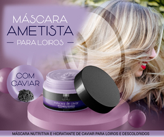 Máscara Cabelos Loiros Caviar & Ametista 250g - Cosmezi - loja online
