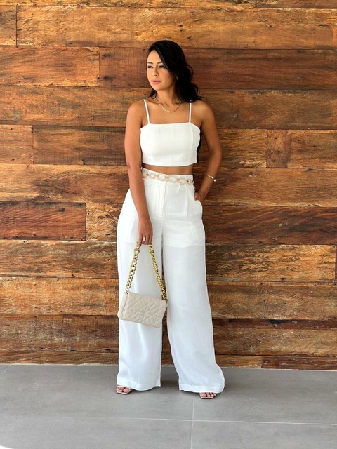 Calca pantalona midi sale