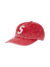 Supreme Pigment Print S Logo 6-Panel (FW23) Red