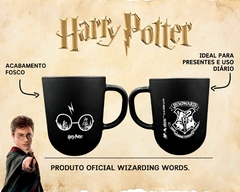 1 Caneca Harry Potter 300ml Vidro Temática na internet