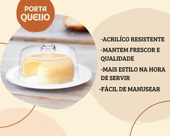 Kit 3 Organizadores P/ Cozinha Porta Bolo Pão Queijo Acrílico BPA FREE - comprar online