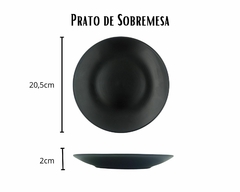 Kit 6 Pratos De Sobremesa Cerâmica na internet