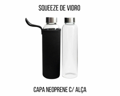 Squeeze Térmica em Vidro de 550ml - Várias Cores - loja online