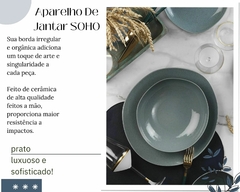 Aparelho de Jantar com 18 Pcs - Soho Irregular Orgânico na internet