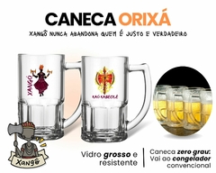 Conj 2 Canecas 340ml Orixás Diversos Vidro