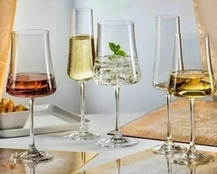 Imagem do Jogo 6 Taças Cristal Vinho Branco Rosê Água Bohemia 460ml