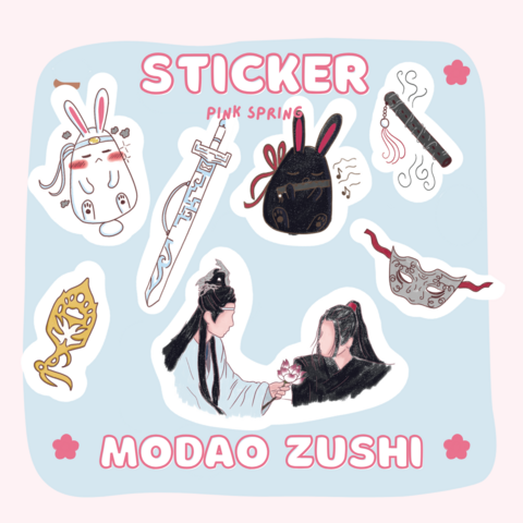 Mo Dao Zu Shi Stickers, Mo Dao Zu Shi Cards