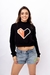 Blusão Moletom Cropped Heartbit Colcci Clc - Espaço Multimarcas