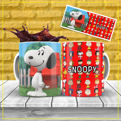 Plantillas Para Tazas Snoopy - PlantillasyVectores