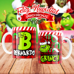 Plantillas Tazas Navidad Alfabeto Grinch - comprar online