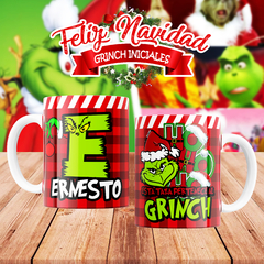 Plantillas Tazas Navidad Alfabeto Grinch - tienda online