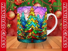 Plantillas Tazas Navidad Glass - tienda online