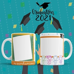 Plantillas Sublimación Tazas Graduación 21 - comprar online