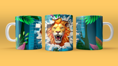 Plantillas Tazas 3D Animales Naturaleza V4 - PlantillasyVectores