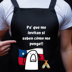 Delantal Parillero Frases Chilenas Fiestas Patrias 3 - comprar online