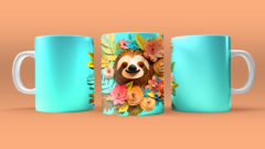 Plantillas Tazas 3D Animales Naturaleza V5 - PlantillasyVectores