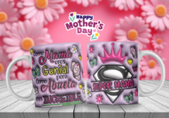 Plantillas Sublimación Tazas - Día de la Madre 3D - tienda online