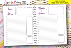 Kit Imprimible Agenda Colors 2025 - 2026 - tienda online