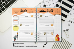 Kit Imprimible Agenda Disney 2025 - tienda online