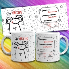 Plantillas Sublimación Tazas Flork Zodíaco 2 - PlantillasyVectores