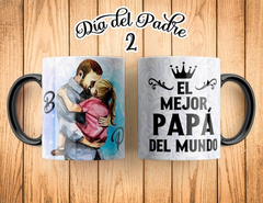 Plantillas Sublimación Tazas Día Del Padre E Hijo Duos Vol.2 - PlantillasyVectores