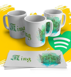 Imagen de Plantillas Sublimación Tazas Parejas King & Queen