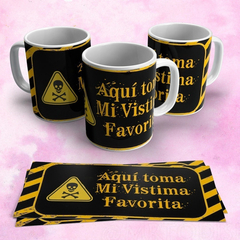 Plantillas Sublimación Tazas Parejas Amor Tóxico - tienda online