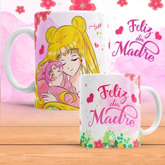 Plantillas Sublimación Cojín + Tazas Día De La Madre Dibujos