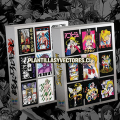 Mega Pack Plantillas Sublimación Vector Anime +1000 Diseños