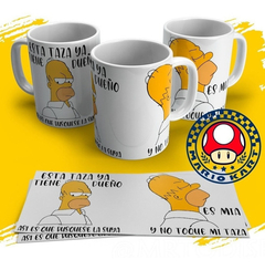 Plantillas Sublimación Tazas Homero Simpson - comprar online