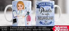 Imagen de Plantillas Sublimación Tazas - Profesiones Medicas + Regalo!