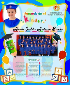 Kit Imprimible Cuadros Diplomas Graduación Kinder / Básica - tienda online