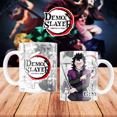 15 Plantillas Sublimación Tazas | Demon Slayer