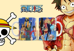 Plantillas Sublimación Tazas One Piece - PlantillasyVectores