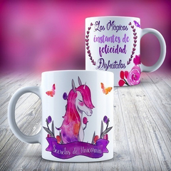 Plantilla Sublimación Tazas Unicornios | Editable Psd - PlantillasyVectores