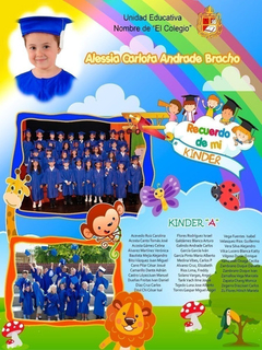 Kit Imprimible Cuadros Diplomas Graduación Kinder / Básica en internet