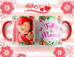 Plantillas Sublimación Cojín + Tazas Día De La Madre Vol.4