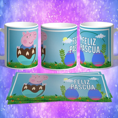 Plantillas Sublimación Tazas - Conejo De Pascua Vol.2