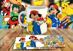 15 Plantillas Sublimación Tazas - Pokemon - PlantillasyVectores