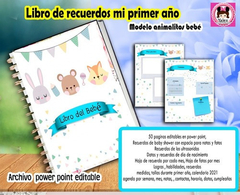 Kit Imprimible Agenda Pediátrica Álbum Recuerdos Bebé - comprar online