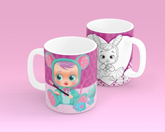 25 Plantillas Sublimación Tazas Infantiles Para Pintar Vol.5