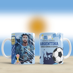 Plantillas Sublimación Tazas Argentina Qatar 2