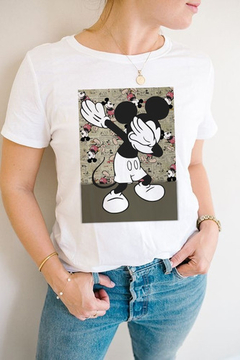 Plantillas Sublimación Poleras Mickey Retro