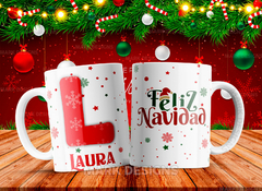 Imagen de Plantillas Tazas Abecedario Navidad 4