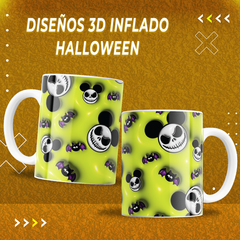 Plantillas Sublimación Tazas Halloween 3D Infladas - tienda online